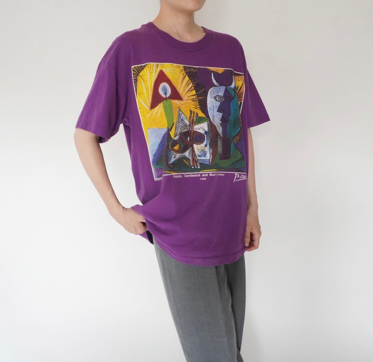 90s "Pablo Picasso” Printed T-shirt Made in USA