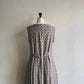 90s EURO Sleeveless Printed Dress