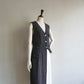 90s Sleeveless Printed Dress Made in Canada