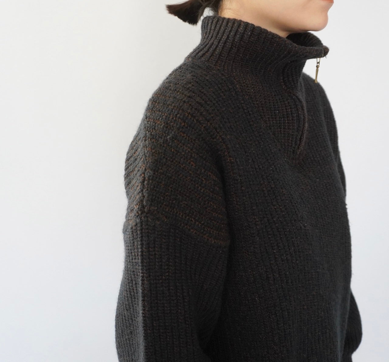 90s Half Zip Knit Made in Italy