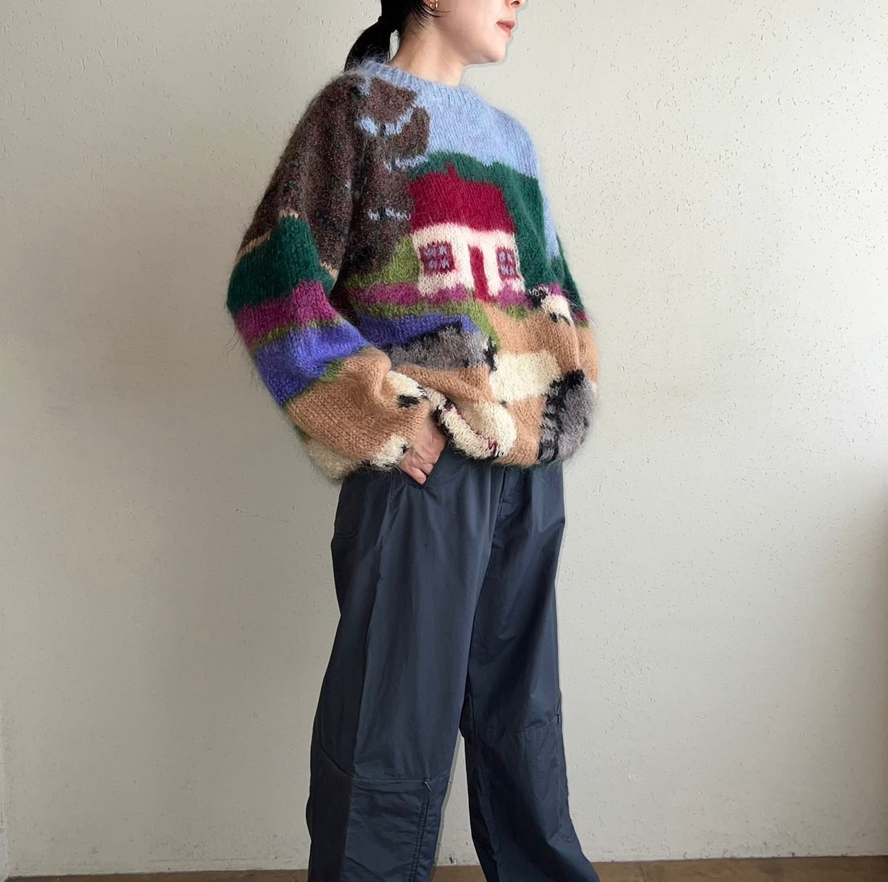 90s Design Mohair Knit