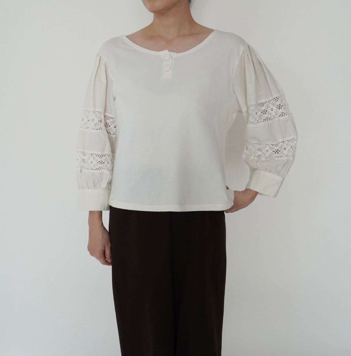 90s EURO Lace Design Top