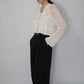 90s White Crochet Cardigan