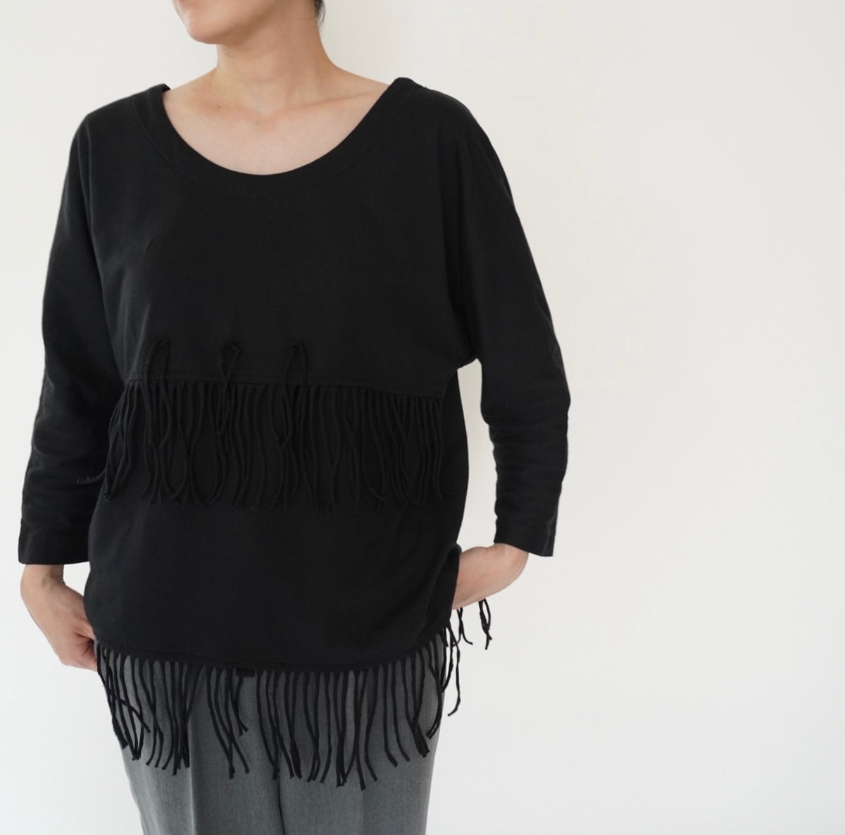 90s Fringe Top Made in USA