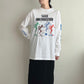80s Printed Long Sleeves T-shirt Made in USA