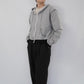 90s Hooded Zip Sweater