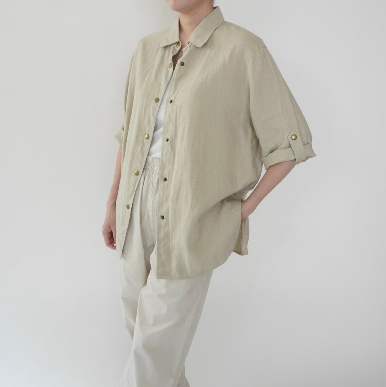 90s EURO Linen Shirt