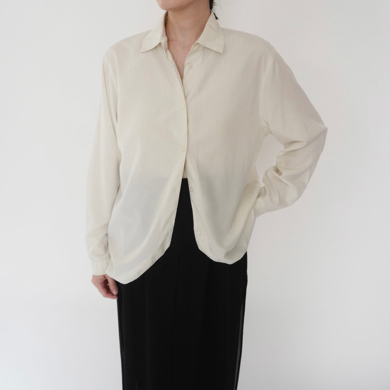 80s "finity x SAKS FIFTH AVENUE" Design Shirt Made in USA