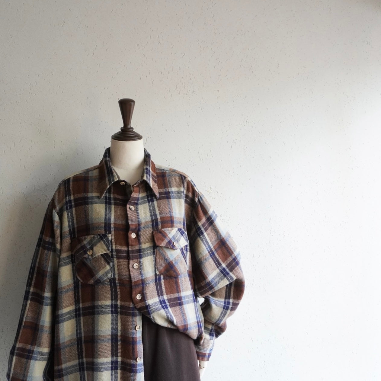 80s "Sears" Plaid Shirt