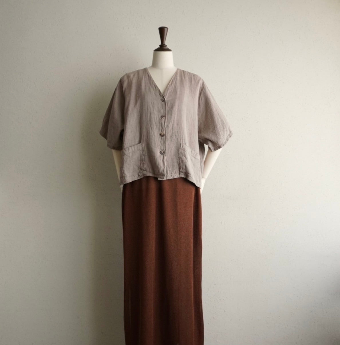 90s Linen Blouse Made in Italy