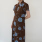 90s Printed Maxi Dress Made in USA