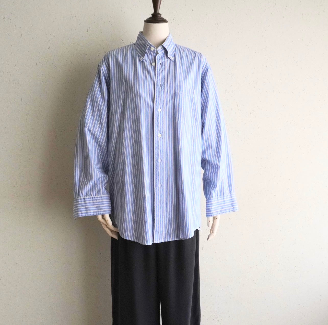 90s ”BARNEYS NEW YORK” Striped Shirt