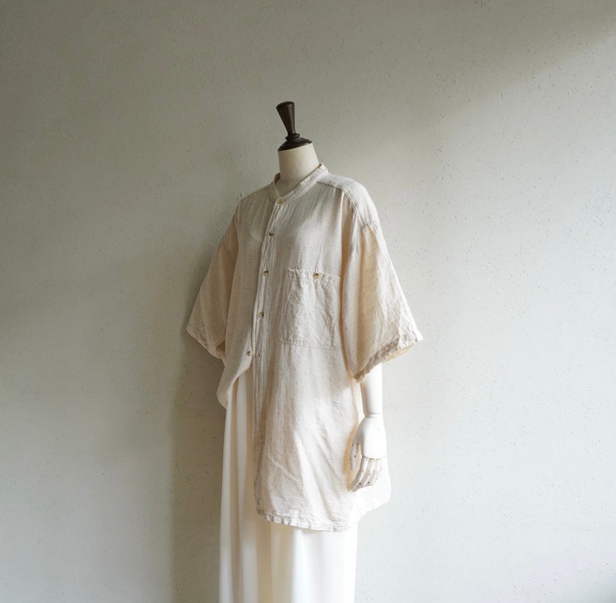90s Oversized Linen Shirt