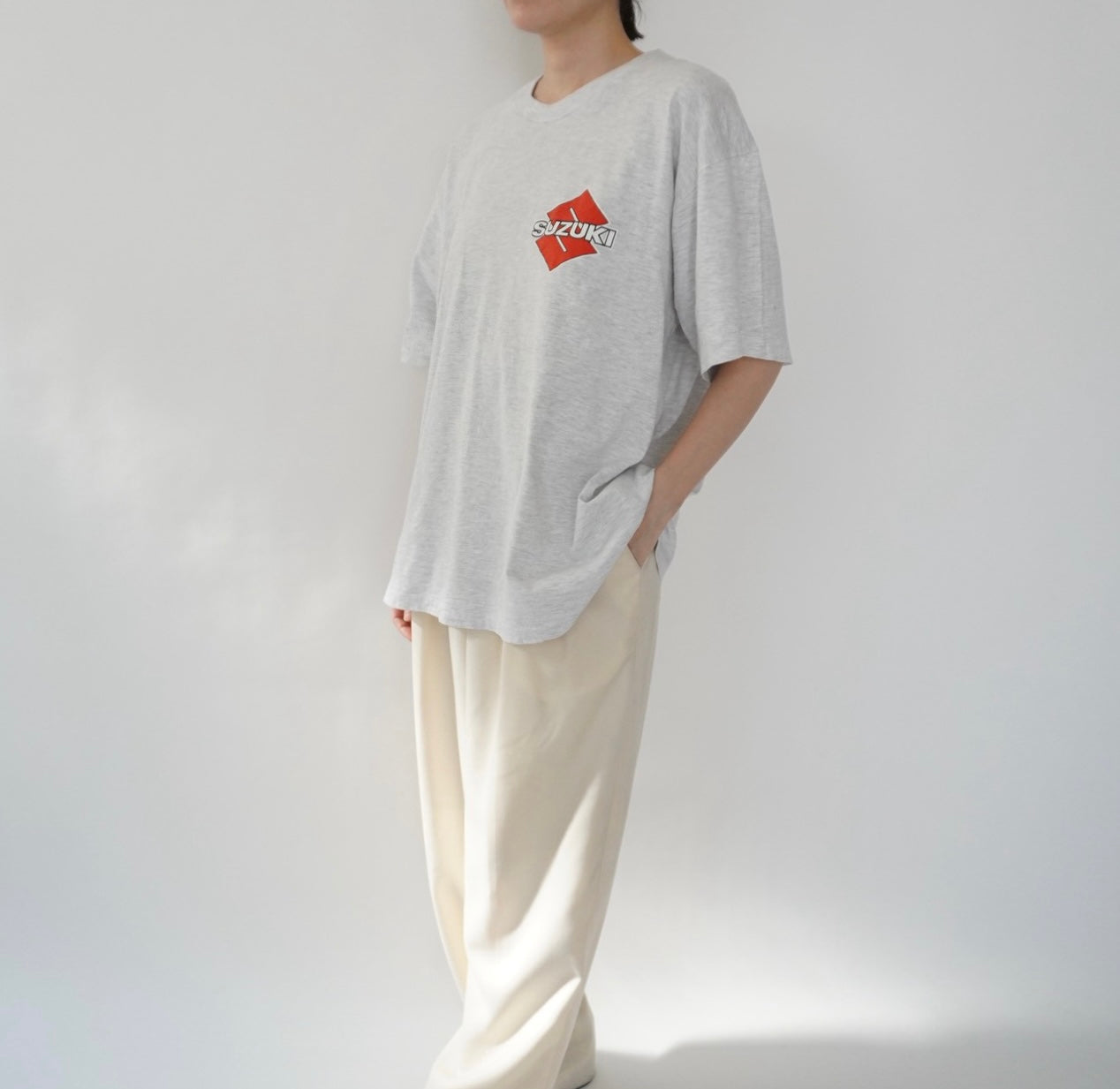90s "SUZUKI" Printed T-shirt