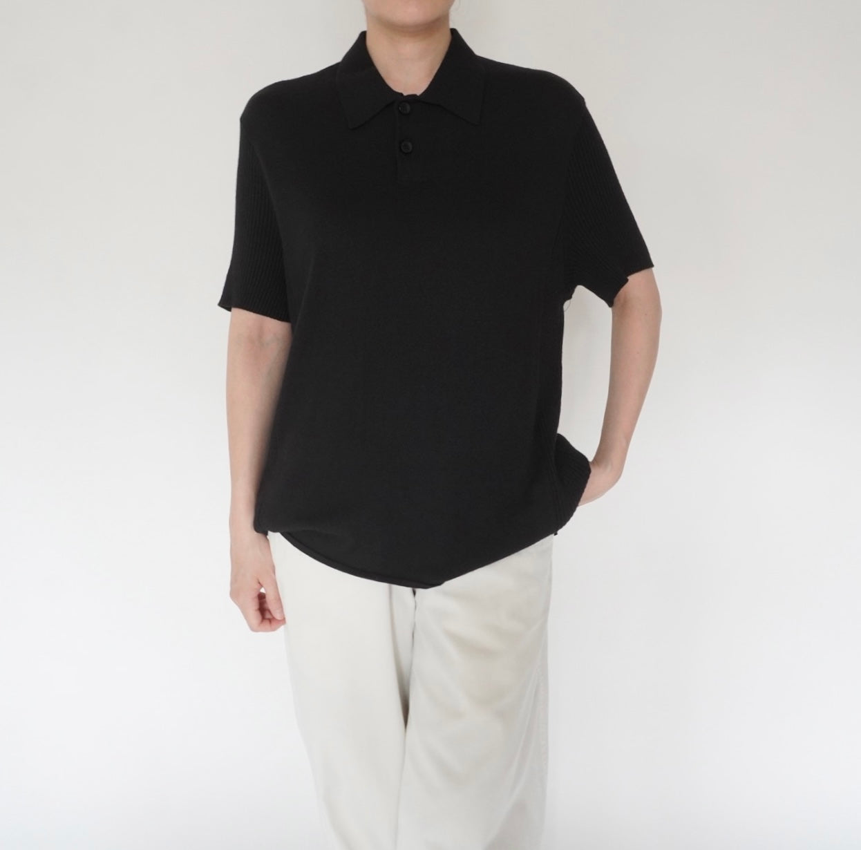 90s  Ribbed Design Top