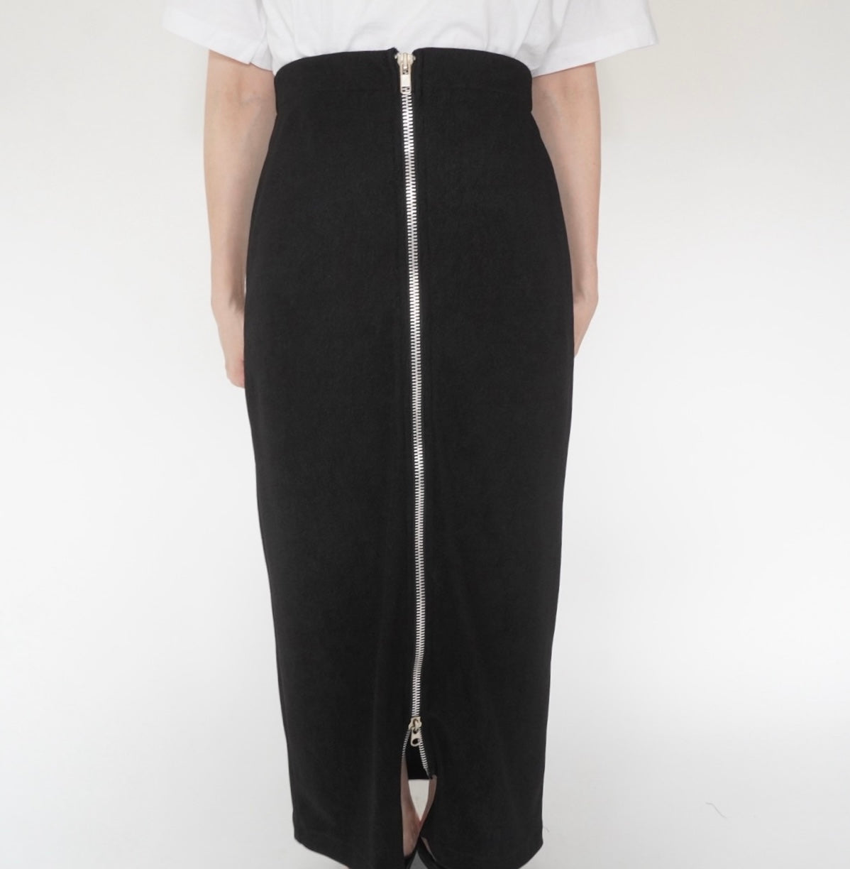 90s ZIP Design Skirt Made in USA