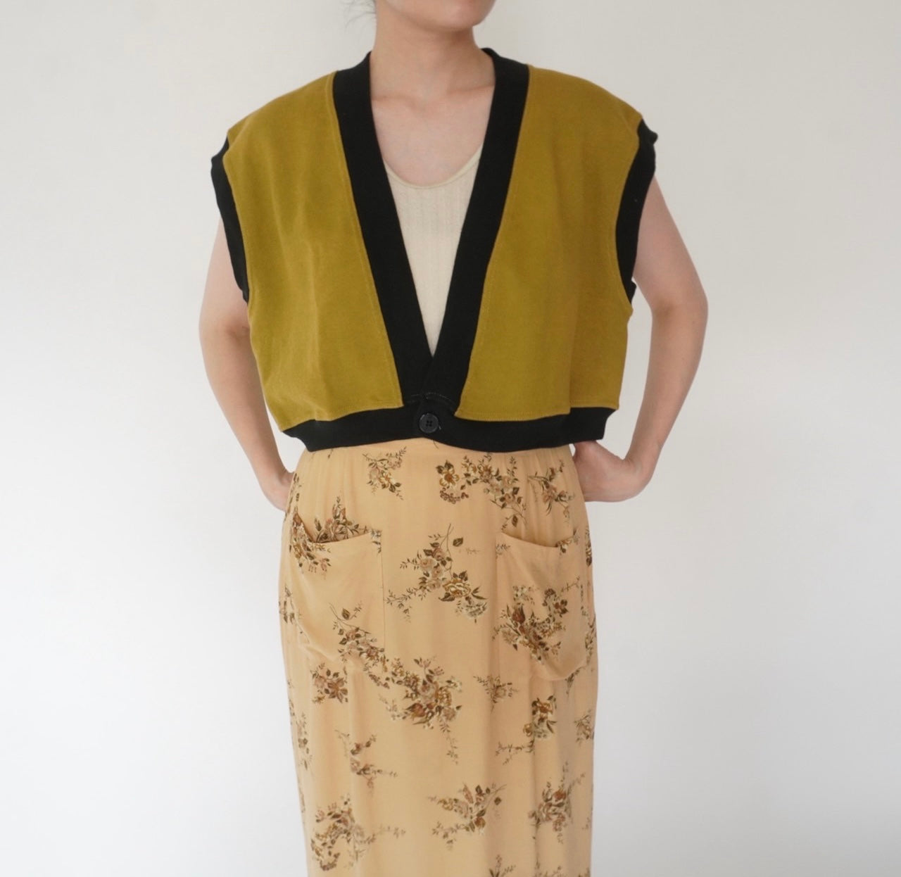 90s Cotton Vest Made in Italy Dead Stock
