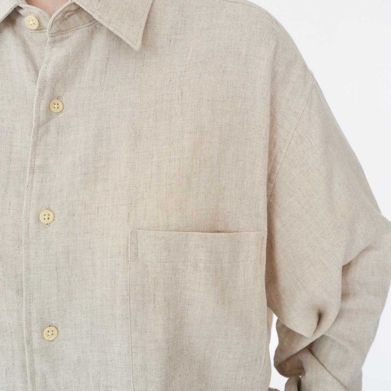 90s Cotton×Linen Shirt