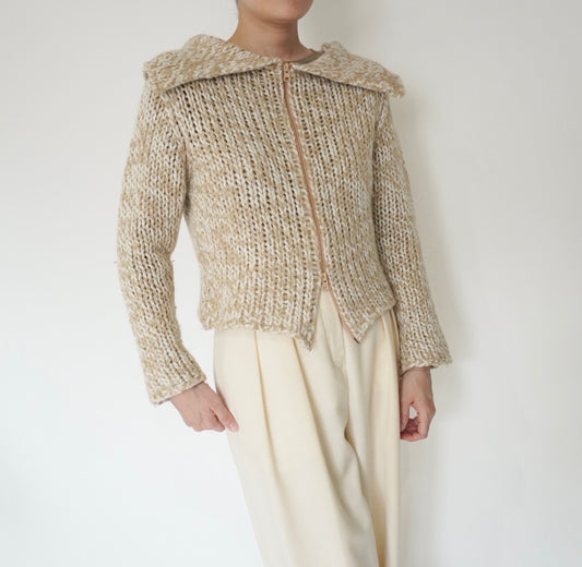 80s Double Zip Knit Made in Italy