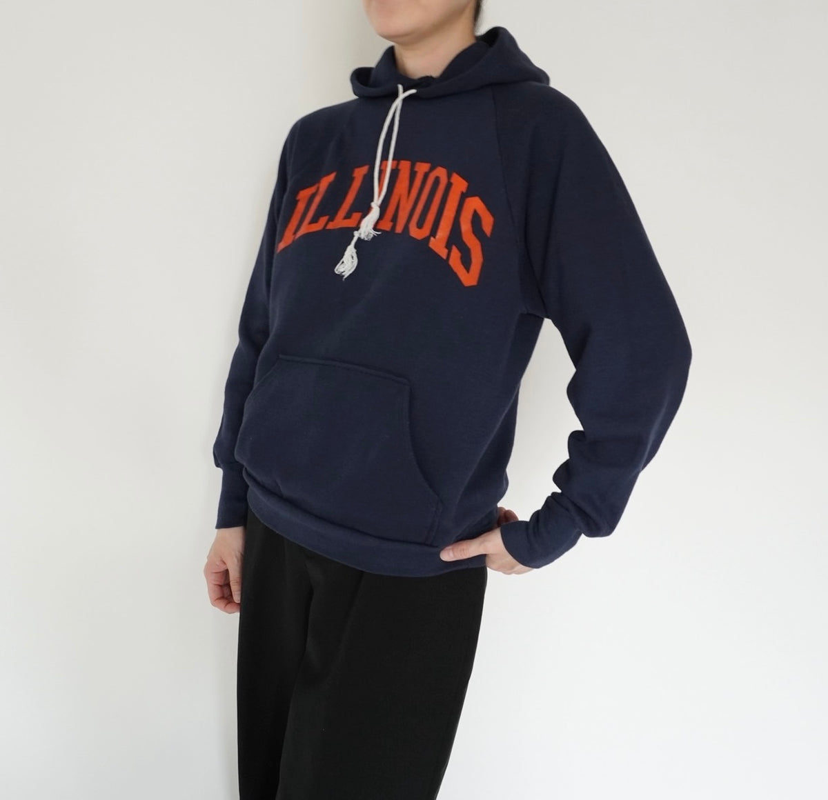 80s Hooded Sweater Made in USA