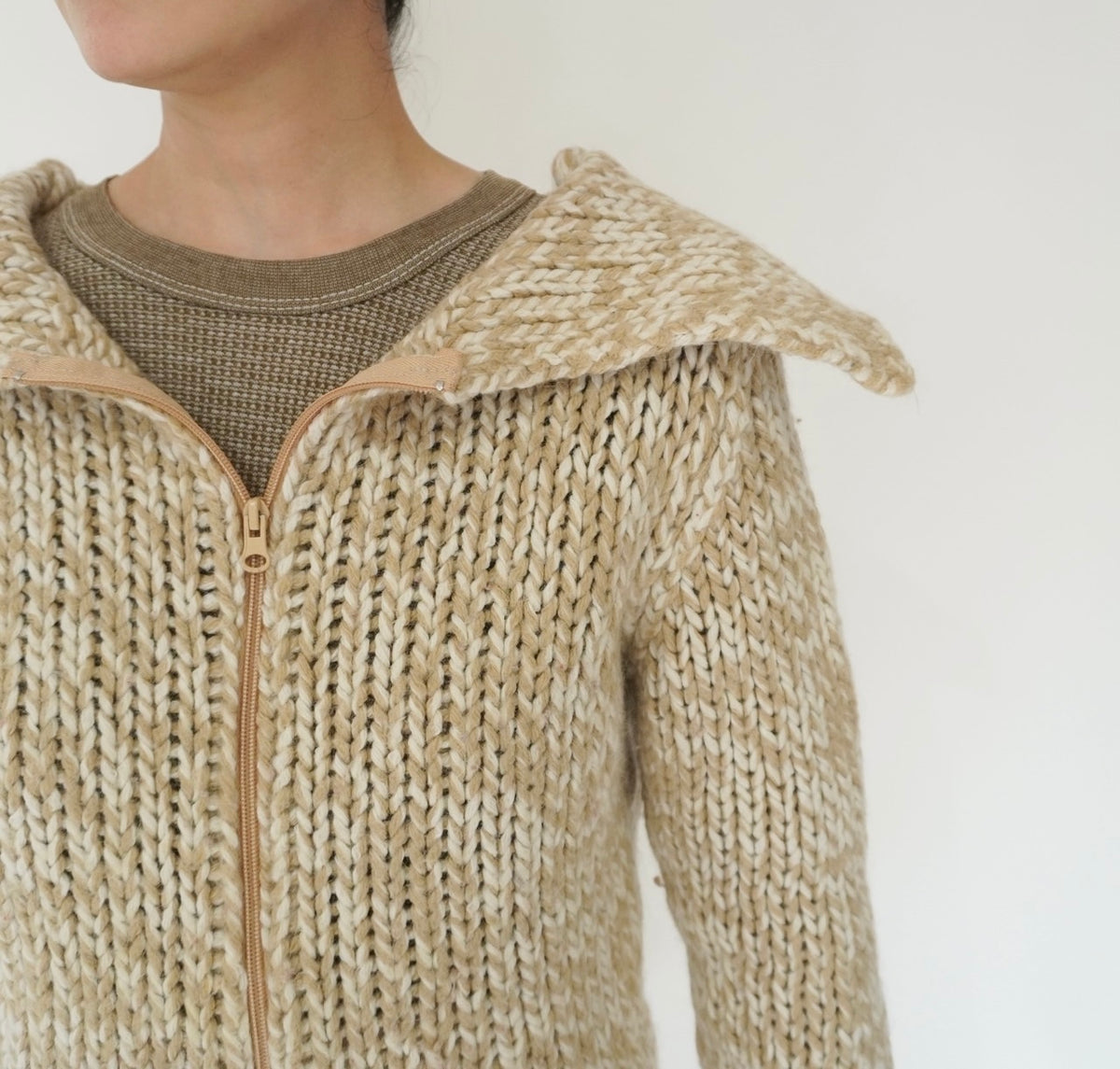 80s Double Zip Knit Made in Italy