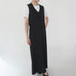 80s Striped Sleeveless Dress Made in USA