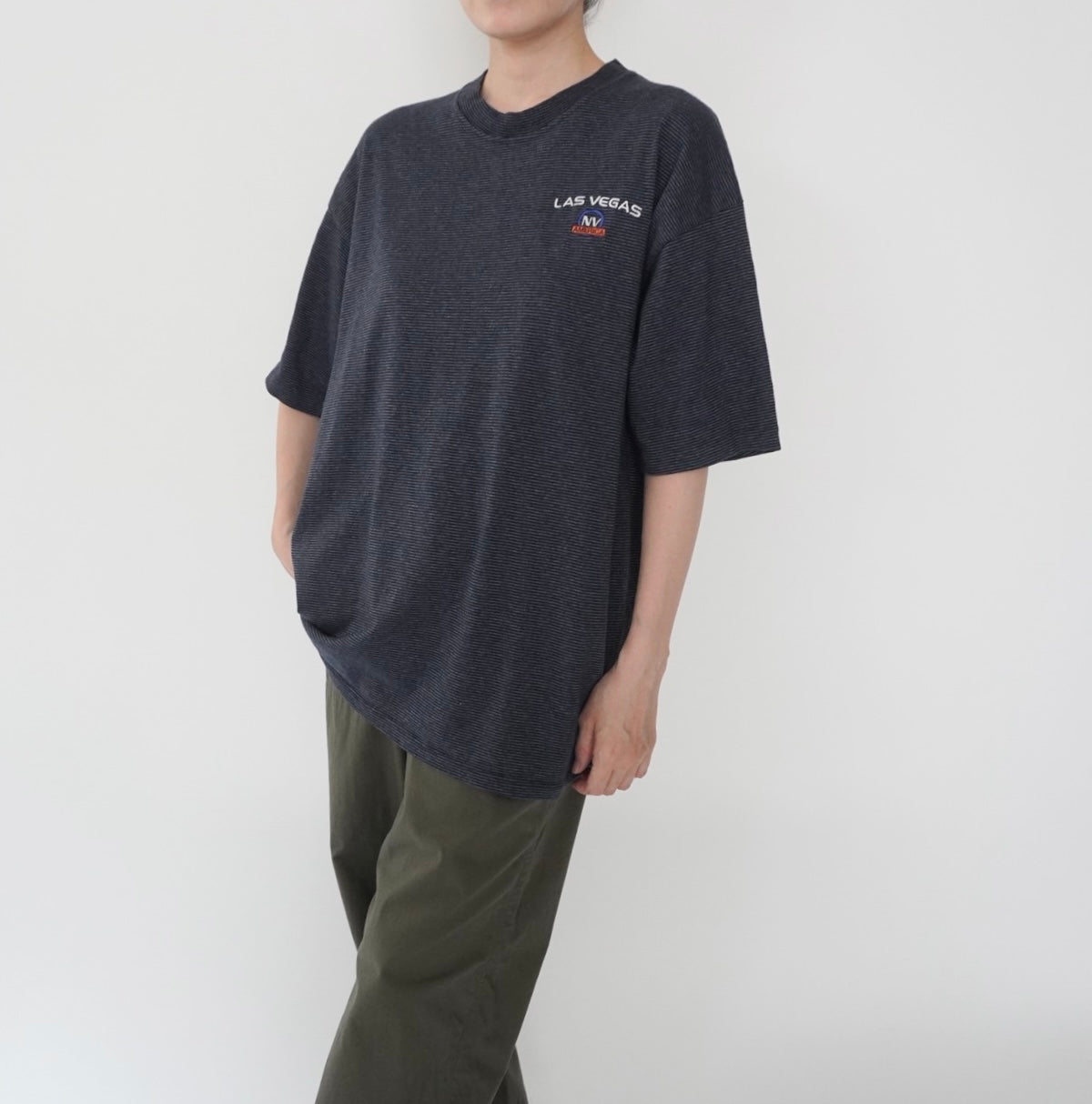 90s Striped T-shirt Made in USA