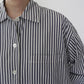 90s "GAP" Striped Long Cotton Shirt