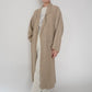 80s Linen Design Coat Made in USA