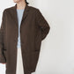 90s Linen Shirt Jacket