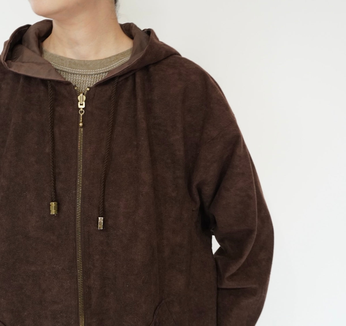90s Design Brown Jacket
