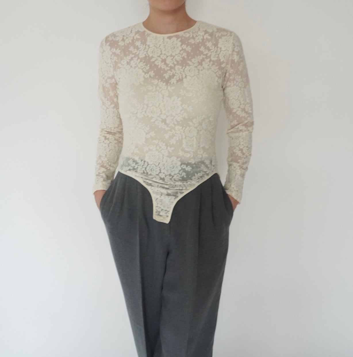 90s "ANN TAYLOR" Lade Design Top Made in USA
