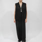 90s Black Vest,Blouse