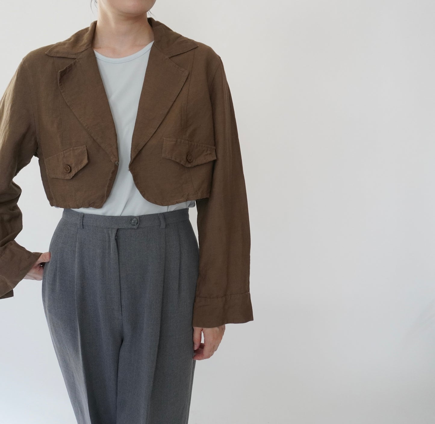 90s Cropped Light Jacket