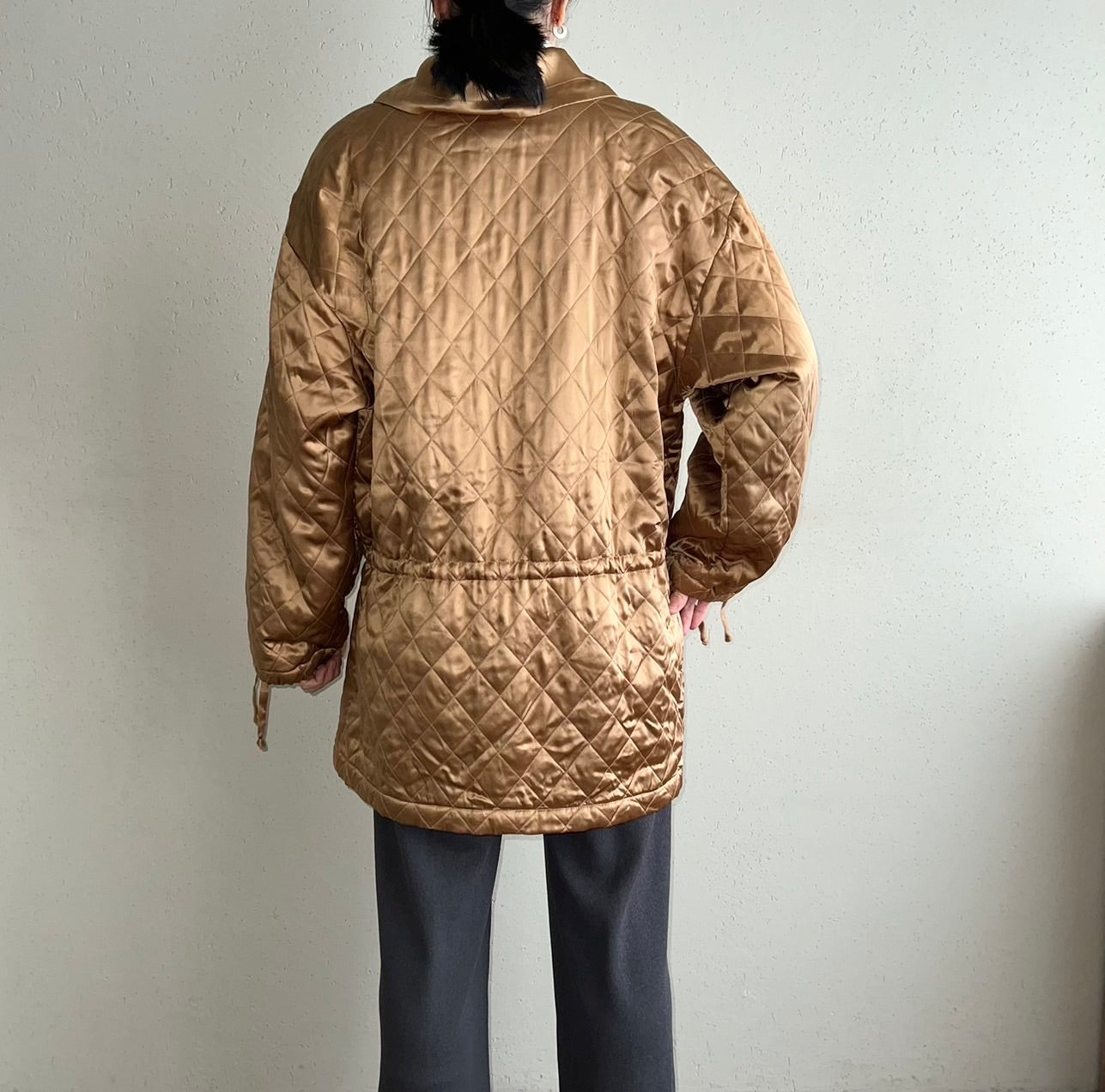 90s Silk Quilted Jacket