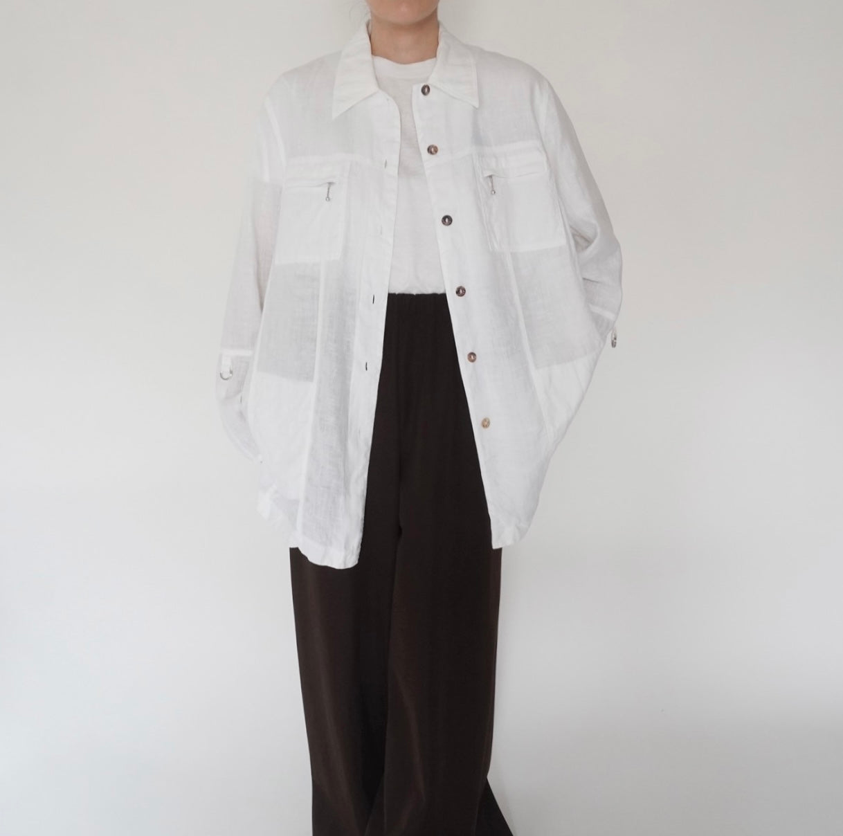 90s EURO Linen Light Jacket