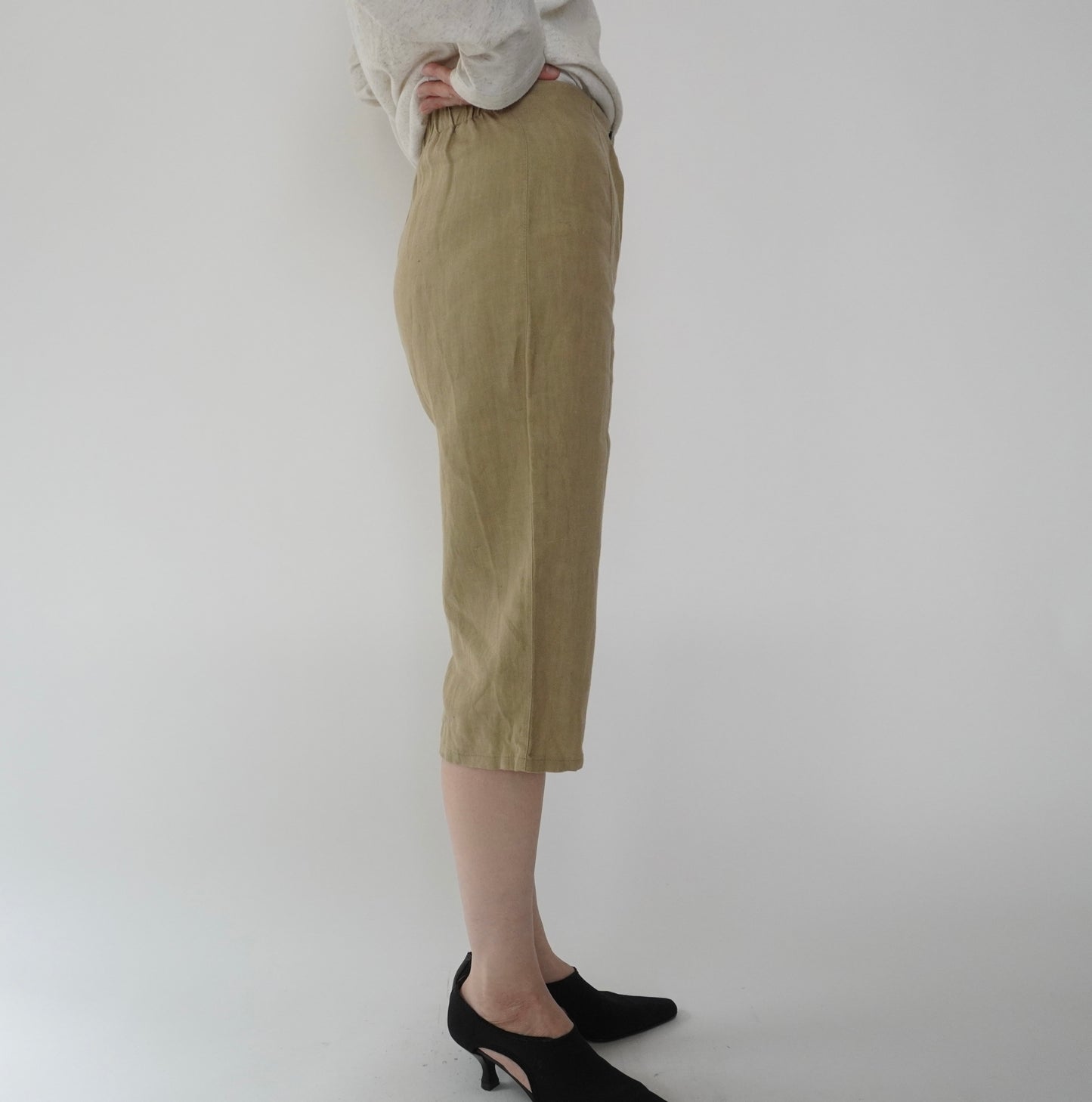 90s Linen Shorts Made in Italy