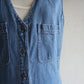 90s Denim Maxi Dress