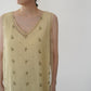 90s Embroidery Sheer Dress