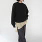 90s Black Sweater Made in USA