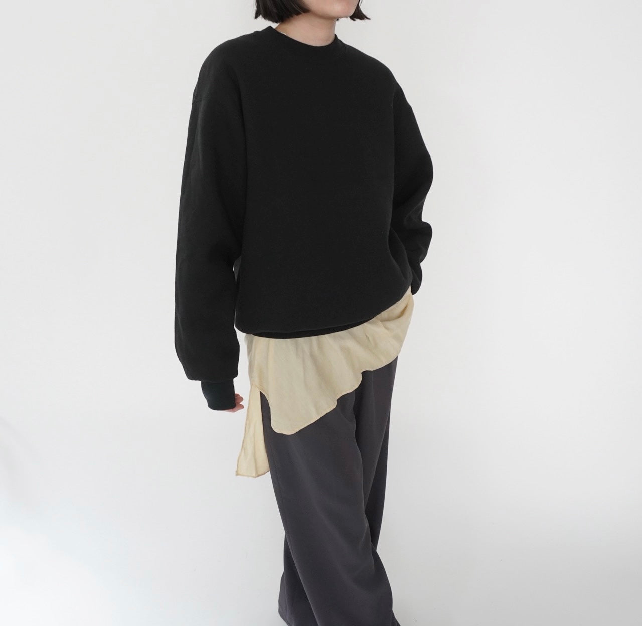 90s Black Sweater Made in USA