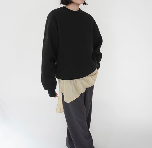 90s Black Sweater Made in USA