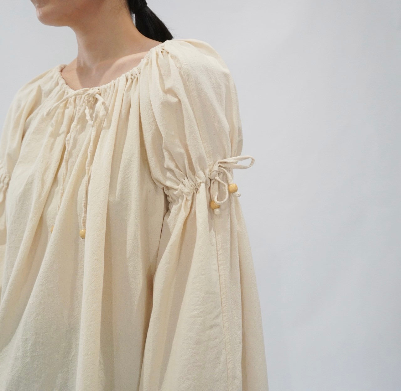 90s Cotton Ivory Tunic