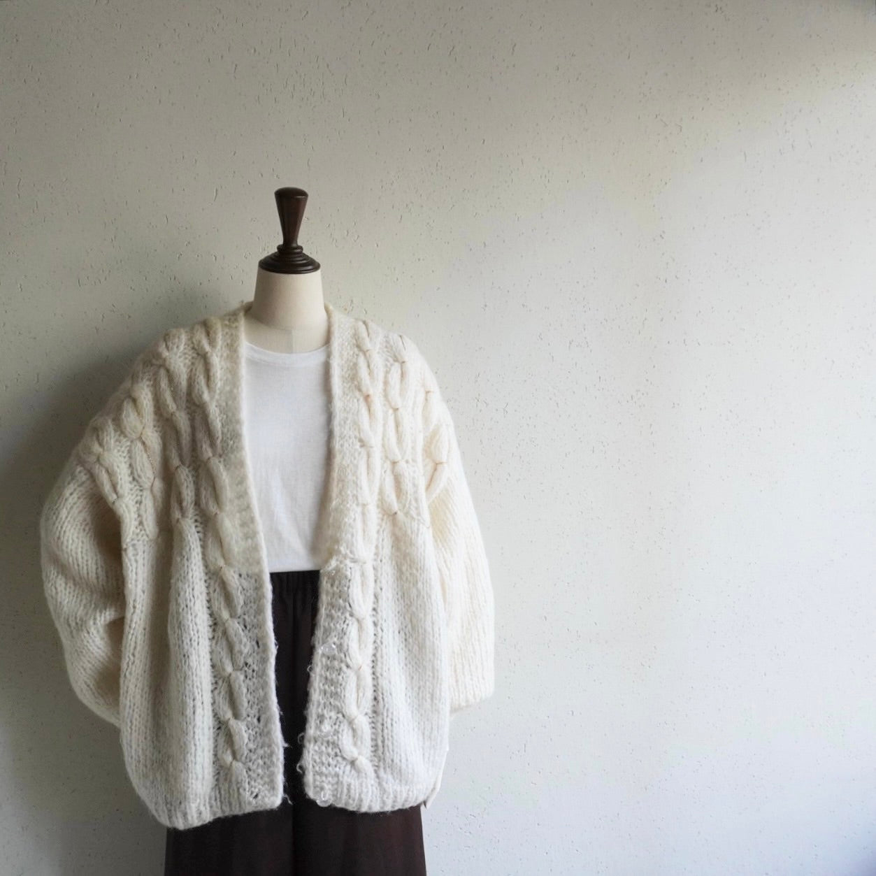 80s Design Knit Cardigan