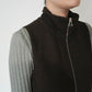 90s EURO Zipped Top、Vest Handloomed in California