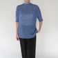 80s Blue Design Top