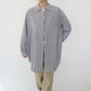 90s "GAP" Striped Long Cotton Shirt