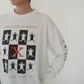 90s Printed Long Sleeves T-shirt Made in USA