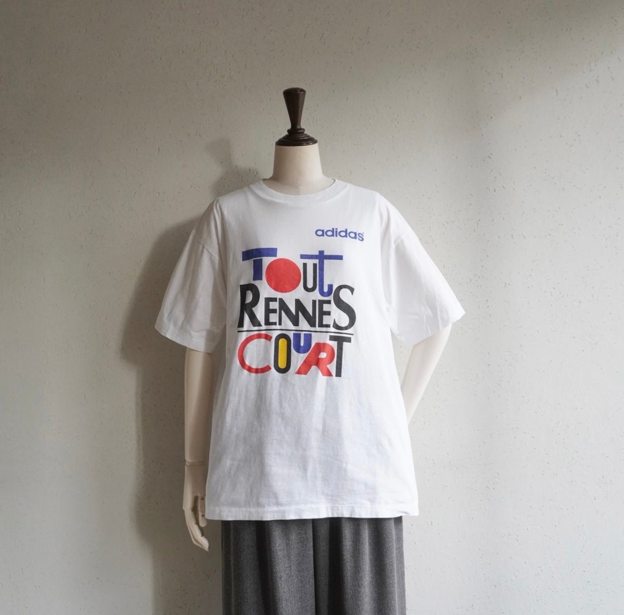 90s EURO "adidas" T-shirt