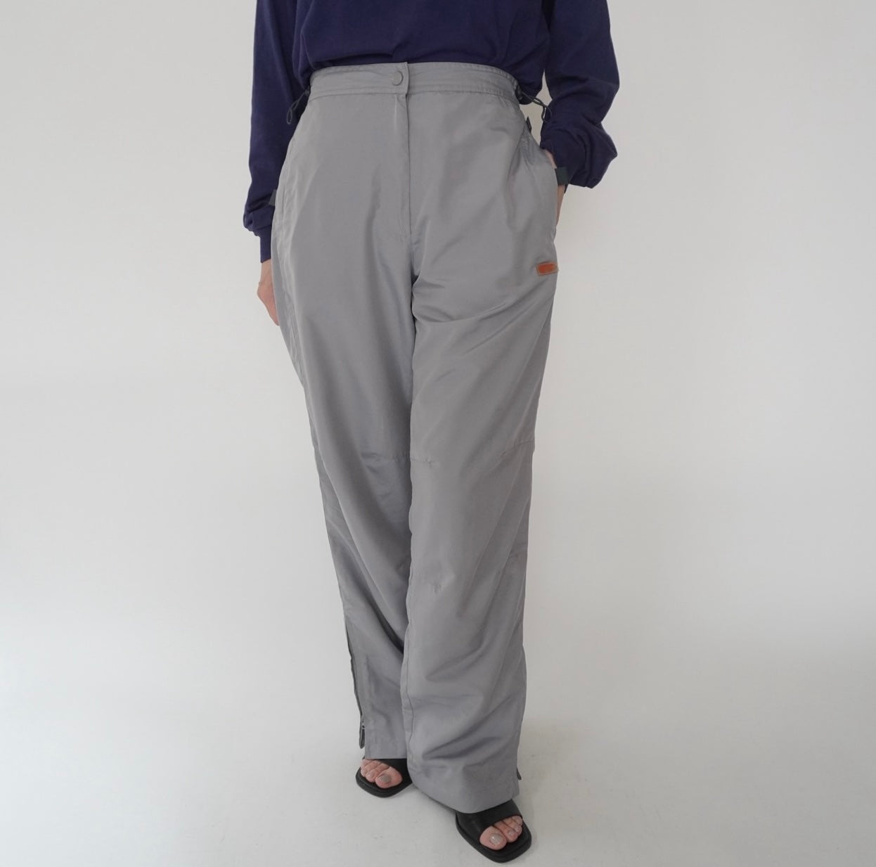 90s EURO High Waist Design Pants